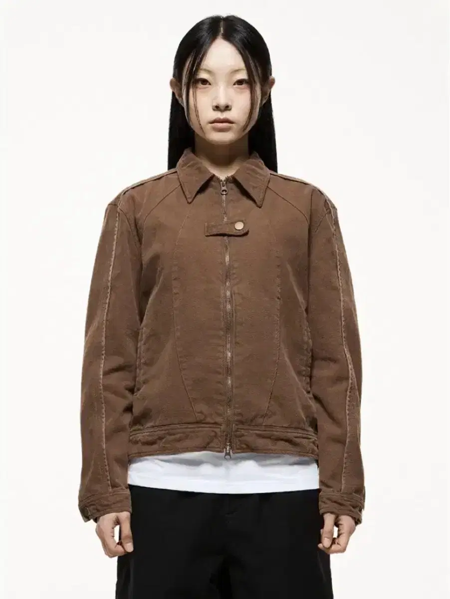 더콜디스트모먼트 vintage western jacket (brown)